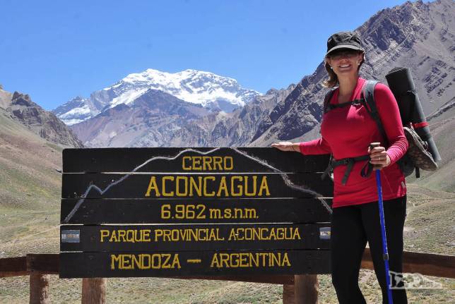 De volta ao belíssimo mirante na área da Laguna Horcones e a caminho da base da maior montanhas das Américas, o Aconcágua, na região de Mendoza, a oeste da Argentina
